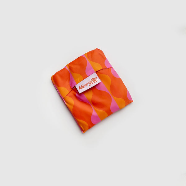 Reusable Nylon Bag: Orange & Pink - Freshie & Zero
