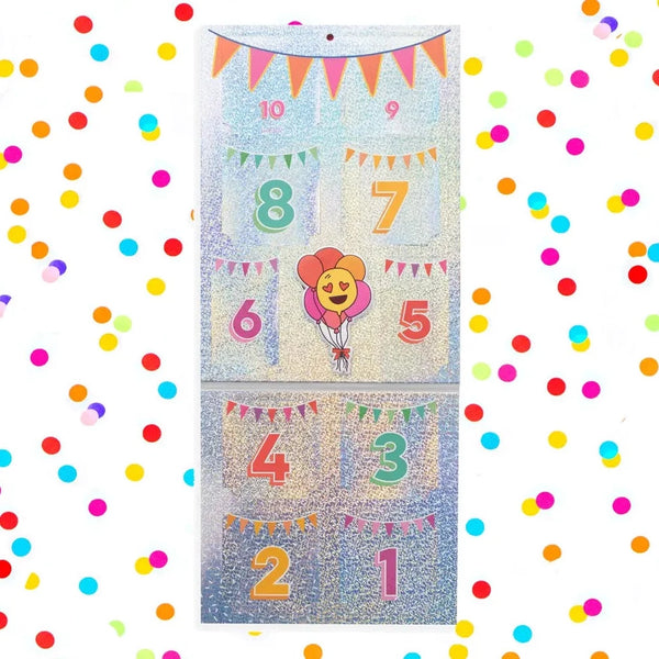 Happy Birthday Sticker Countdown by Pipstickers - Freshie & Zero Studio Shop