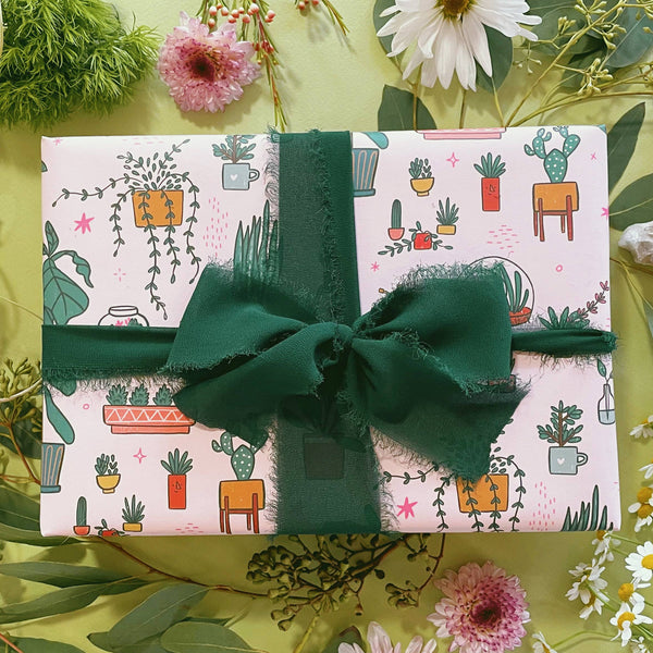 Fleurry Vision Mod Floral Gift Wrap – My Darlin