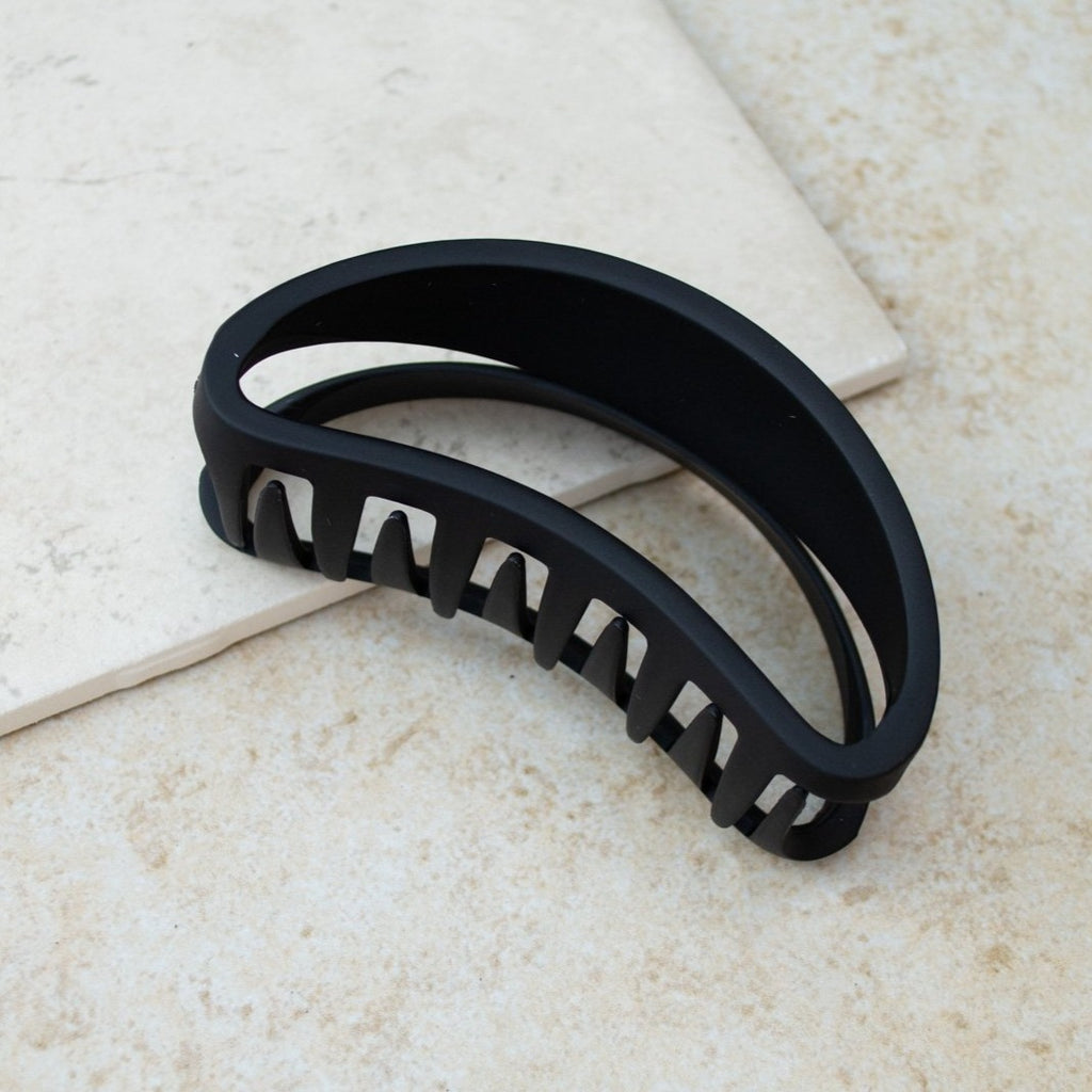 black bean shaped hair claw by tiepology