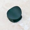 Minimalist Circle Hair Clip - Dark Green - Freshie & Zero