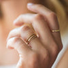 Cable Chain 14K Gold Ring - Freshie & Zero Studio Shop
