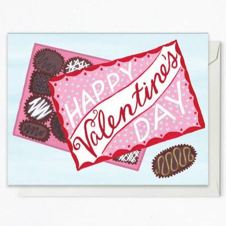 Valentine's Truffle Box Greeting Card - Freshie & Zero Studio Shop