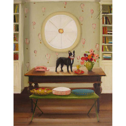 Janet Hill Art Print: Coco's View From The Top 8.5"x11" - Freshie & Zero Studio Shop