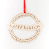 Papercut Wooden Wreath: Happy Holidays - Freshie & Zero