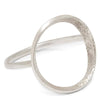 Oval Diamond Dusted Silver Ring - Freshie & Zero Studio Shop