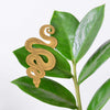 Brass Plant Accessory: Snake - Freshie & Zero Studio Shop