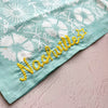 Organic Cotton Nashville Embroidered Bandana ~ Seaglass - Freshie & Zero Studio Shop