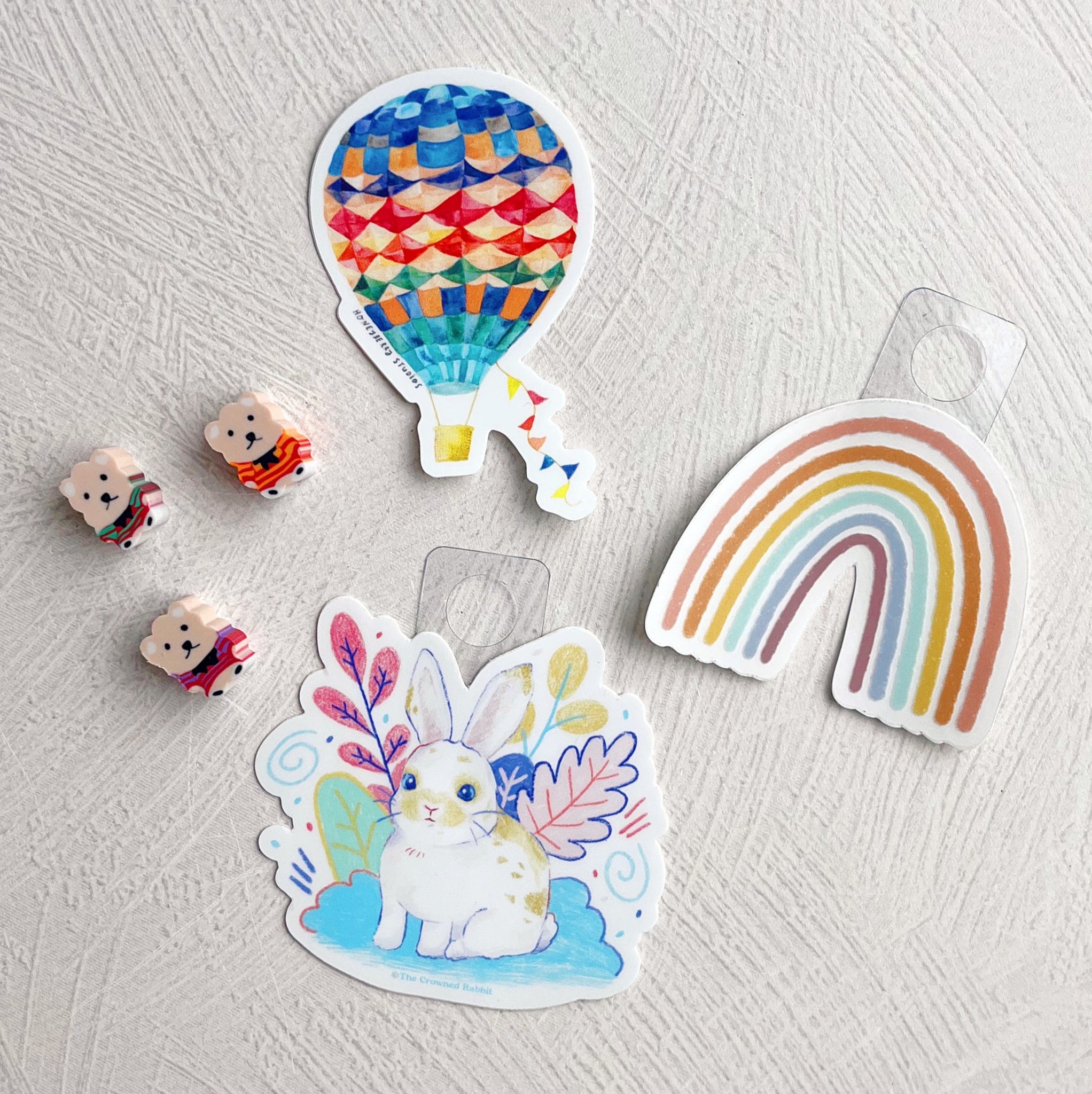 Hot Air Balloon Vinyl Sticker Freshie & Zero