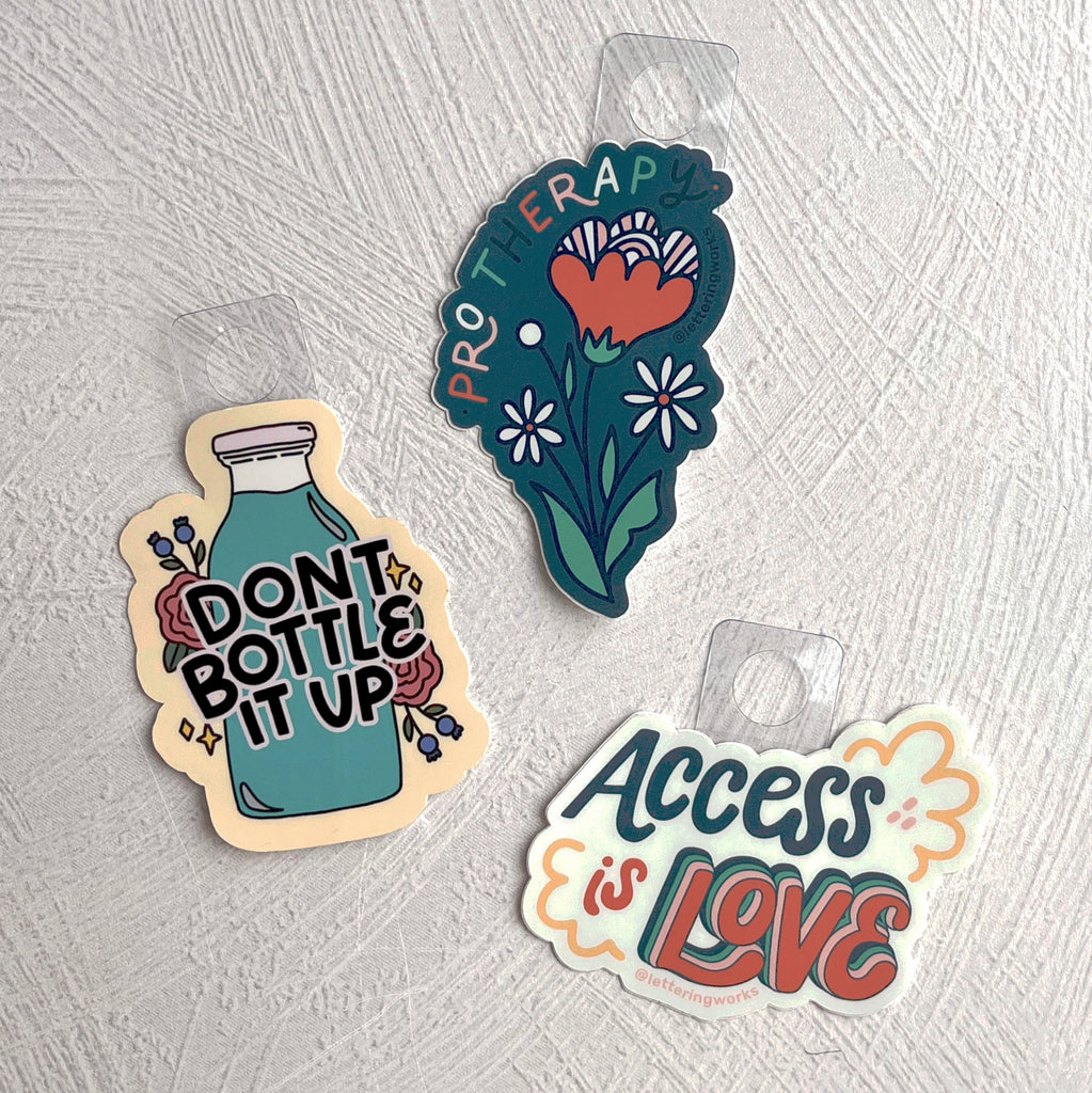 Access is Love Sticker - Freshie & Zero Studio Shop