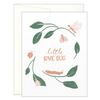 Little Love Bug - Letterpress Card - Freshie & Zero Studio Shop