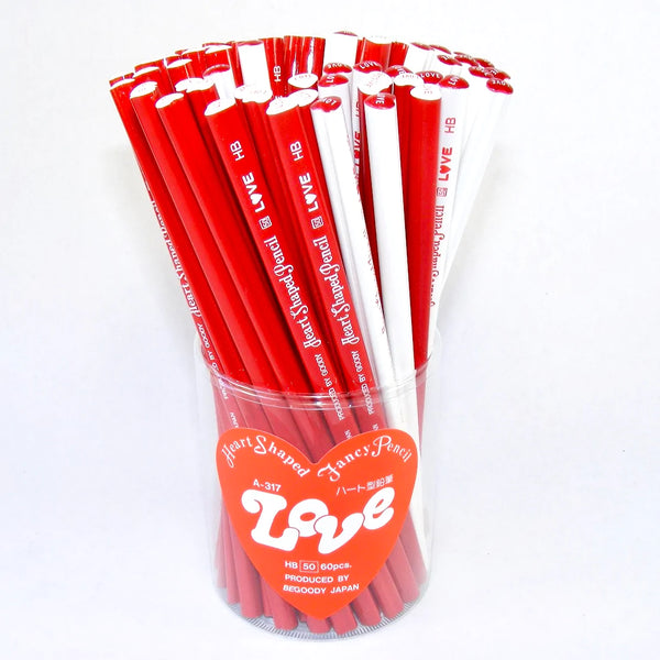 Heart Shaped Pencils - Freshie & Zero Studio Shop