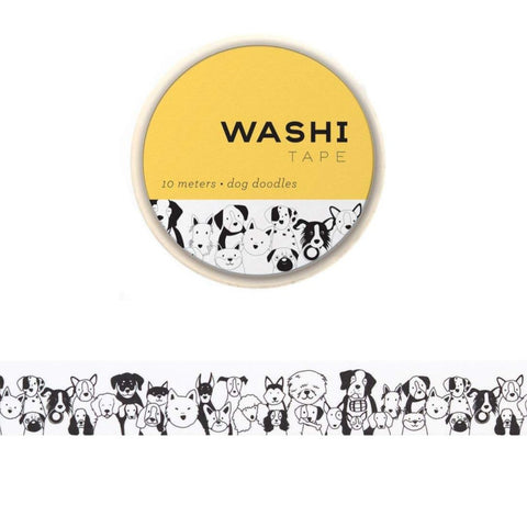 Washi Tape: Dog Doodles - Freshie & Zero