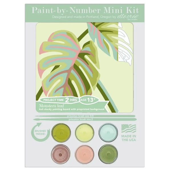 Mini Paint-By-Number Kit by Elle Cree - Freshie & Zero Studio Shop