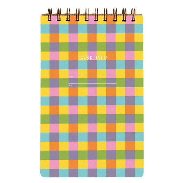 Task Pad Notebook by Shorthand Press: Plaid - Freshie & Zero Studio Shop