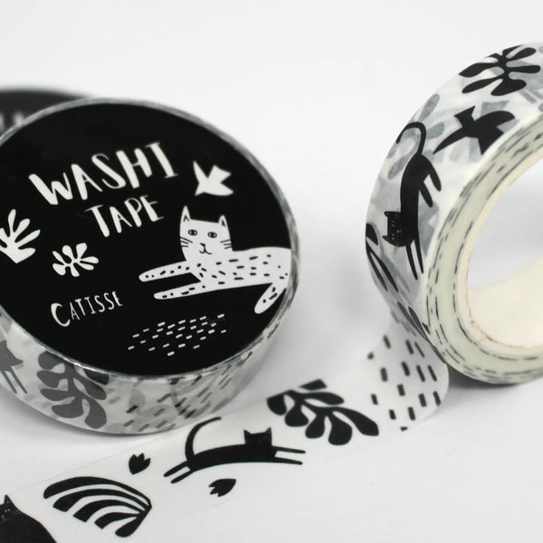 Black and White Design Washi Tape