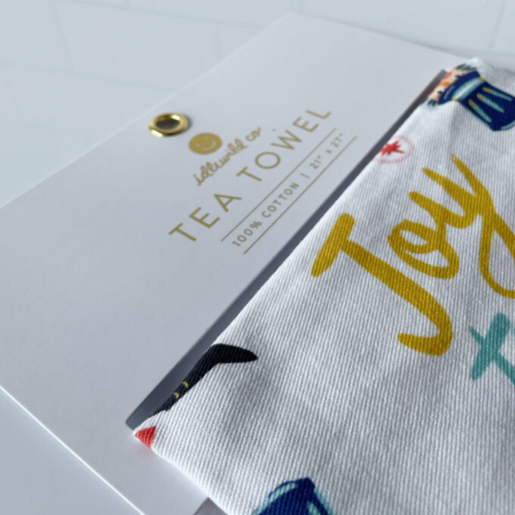 Holiday Tea Towel: Nutcrackers by Idlewild - Freshie & Zero Studio Shop