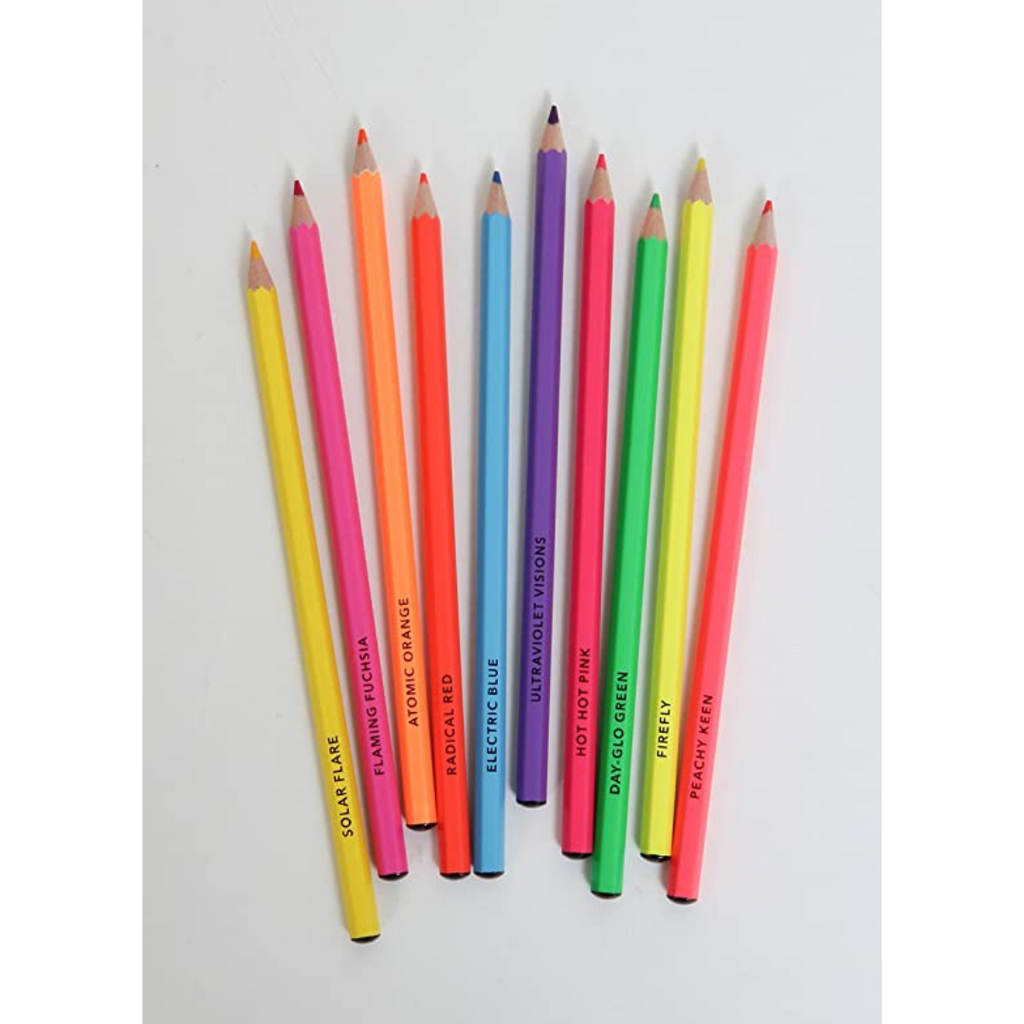 Bright Ideas Neon Colored Pencils - Freshie & Zero Studio Shop