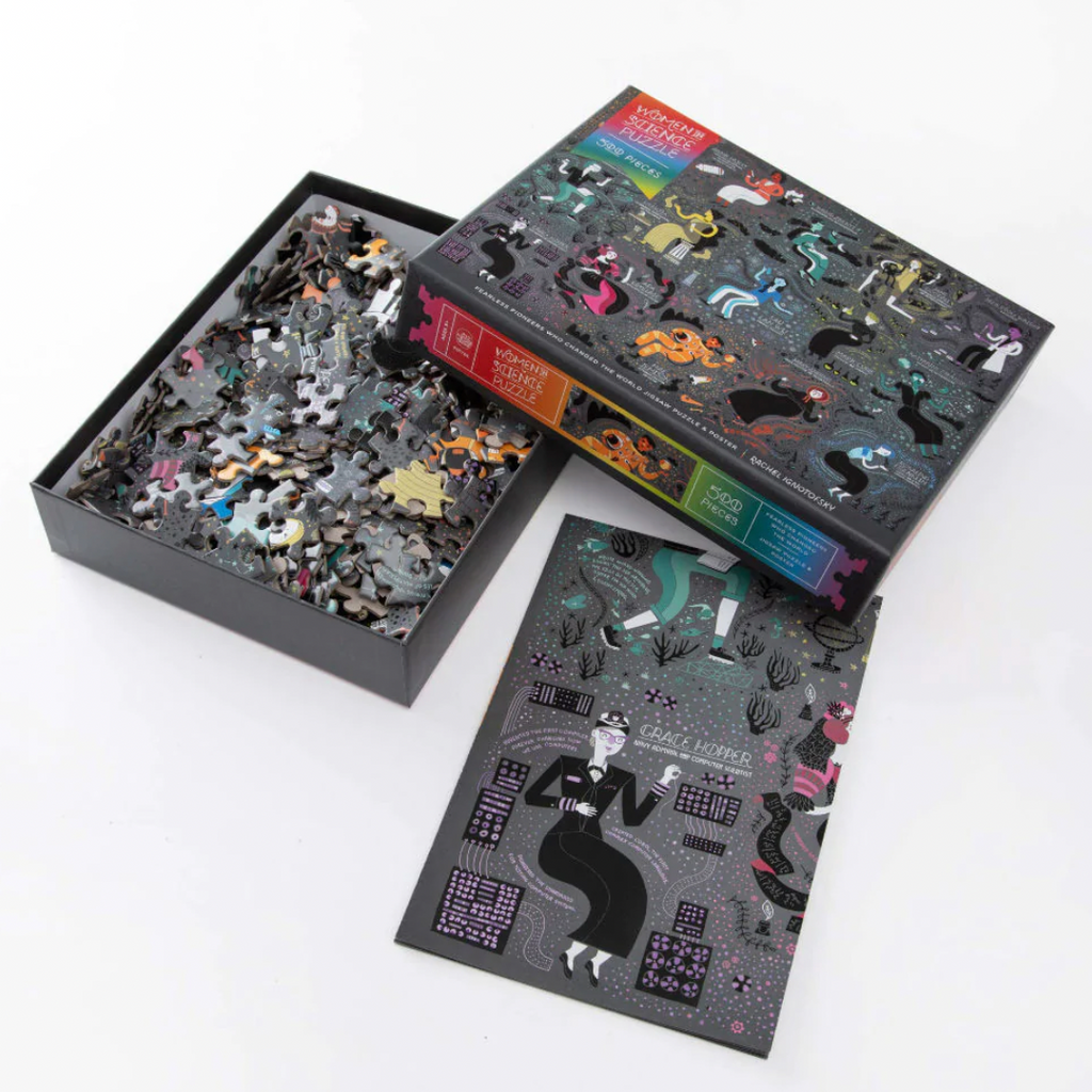 Women in Science 500 Piece Puzzle: Fearless Pioneers Who Changed the World - Freshie & Zero Studio Shop