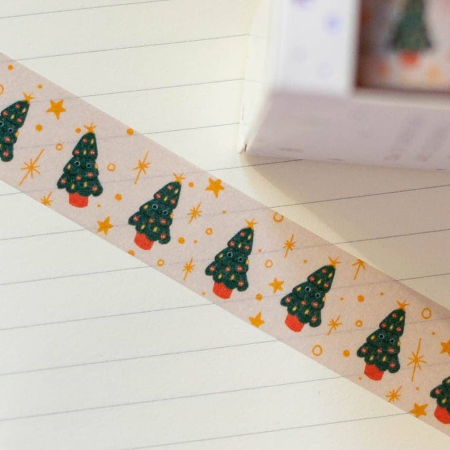 Washi Tape: Happy Christmas Trees - Freshie & Zero Studio Shop