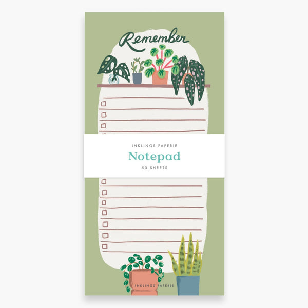 Plants Magnetic Notepad - Freshie & Zero Studio Shop