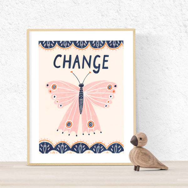 Butterfly Change Print by Bonbi Forest - Freshie & Zero Studio Shop