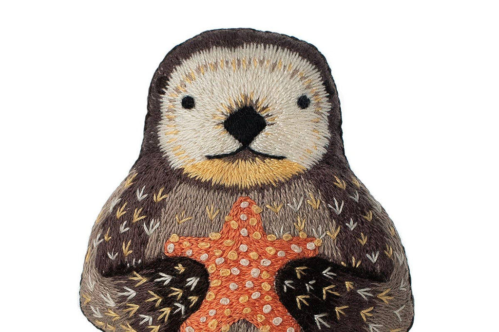 Embroidery Kit, Otter | Level 3 - Freshie & Zero Studio Shop