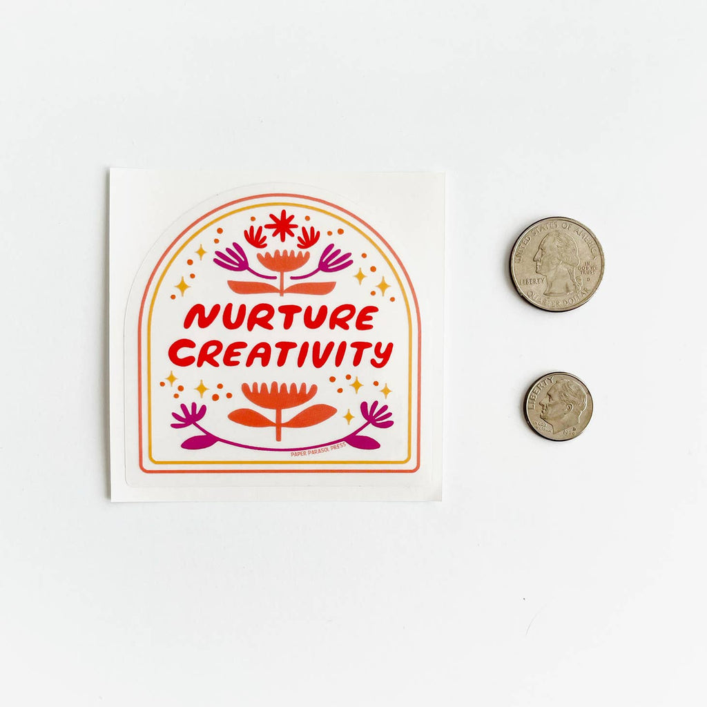 Nurture Creativity Sticker - Freshie & Zero Studio Shop