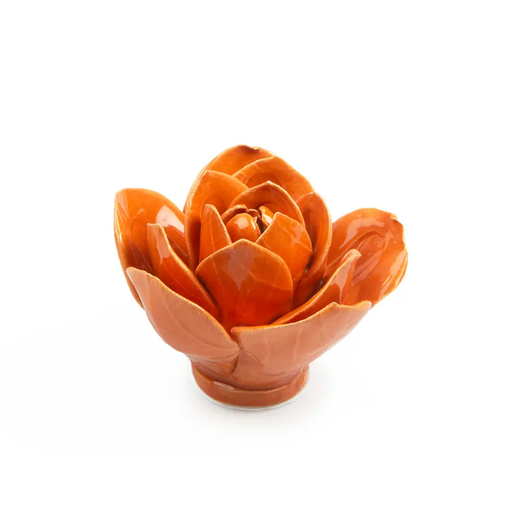 Ceramic Orange Peony - Chive - Freshie & Zero Studio Shop