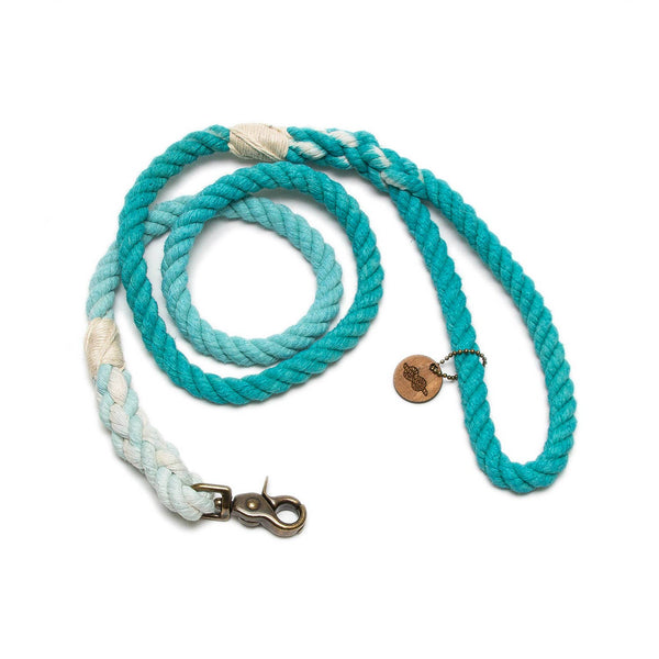 6' Rope Leash: Teal Ombre - Freshie & Zero