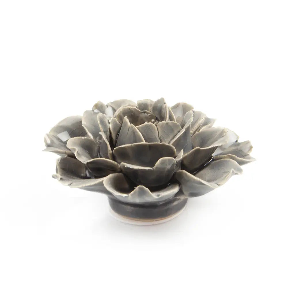 Ceramic Bloom: Grey Rose - Freshie & Zero Studio Shop