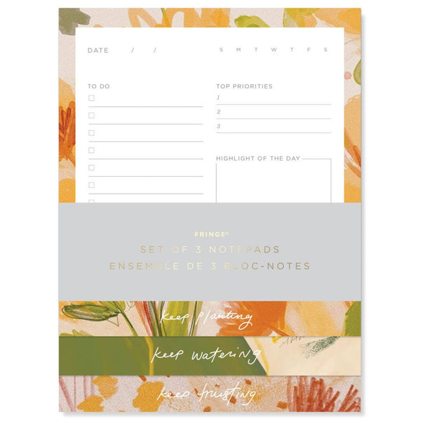 Morgan Harper Nichols: Floral Set of 3 Notepads - Freshie & Zero Studio Shop