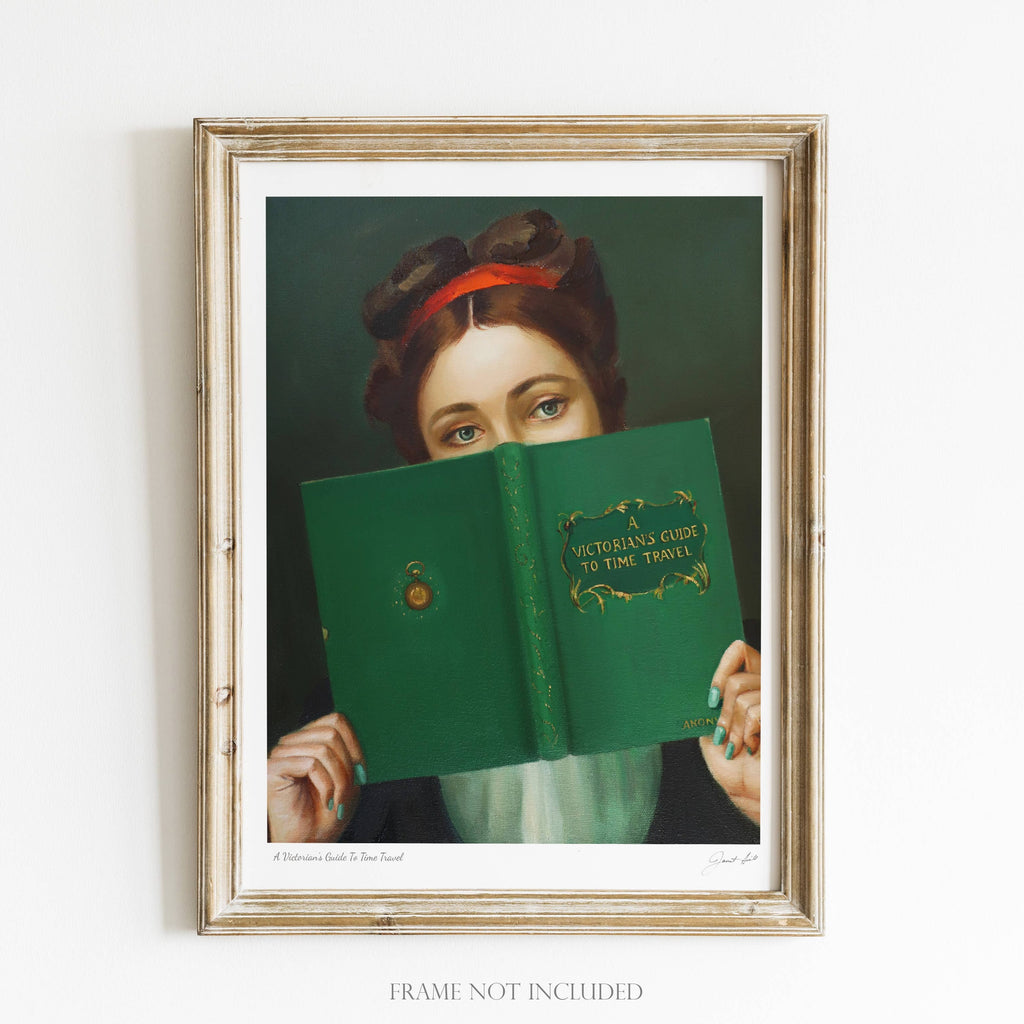 Janet Hill Art Print: A Victorian's Guide to Time Travel 8.5x11 - Freshie & Zero Studio Shop