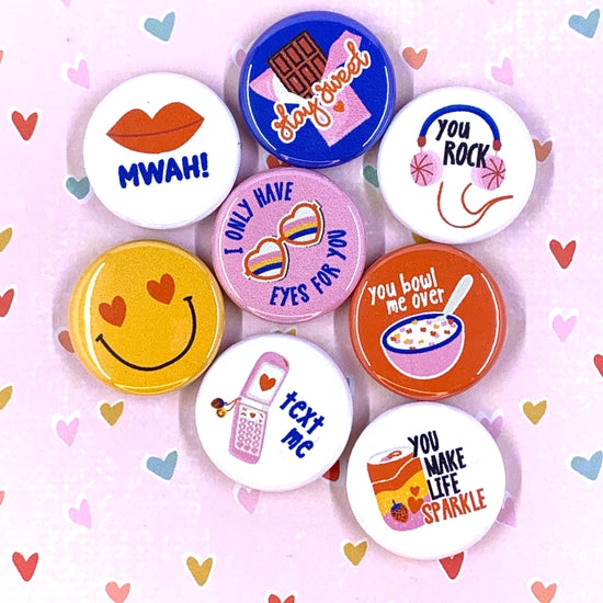 Magnet Set: Cute Valentine's - Freshie & Zero