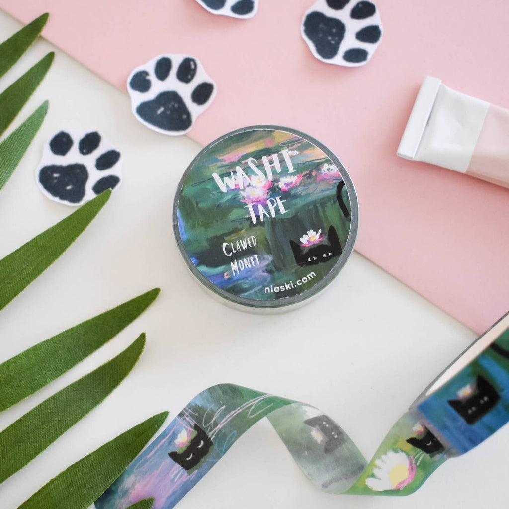 Washi Tape: Clawed Meow - Freshie & Zero Studio Shop