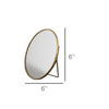 Brass Antique Easel Mirror - Freshie & Zero Studio Shop