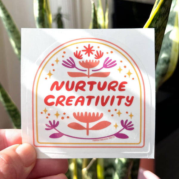 Nurture Creativity Sticker - Freshie & Zero Studio Shop