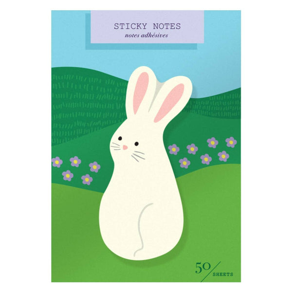 Bunny Die Cut Sticky Notes - Freshie & Zero Studio Shop