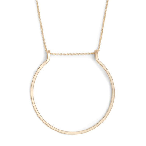 Freshie & Zero Gather Necklace featuring layered gold chains and delicate charms, stylish and versatile jewelry accessory.