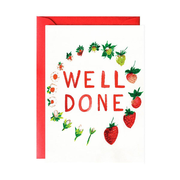 Strawberry Well Done Card by Mr. Boddington's Studio - Freshie & Zero Studio Shop