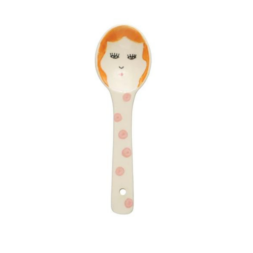 Stoneware Face Spoons - Freshie & Zero Studio Shop