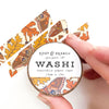 Root & Branch Washi Tape: White Oak Autumn - Freshie & Zero Studio Shop