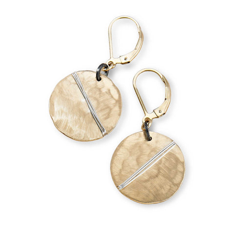 Silver shield earrings by Freshie & Zero featuring bold, geometric design with a matte finish and comfortable stud posts.