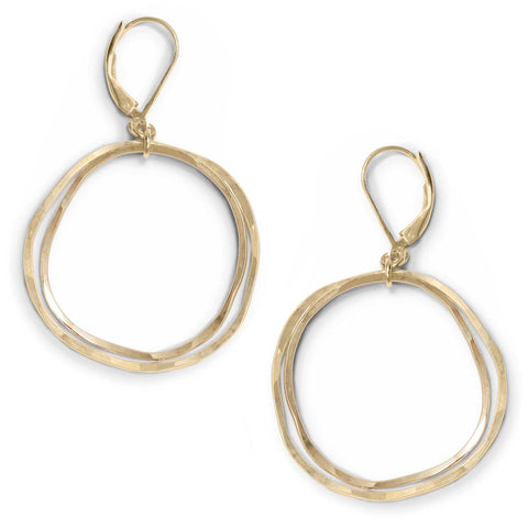 Simple Caldera earrings by Freshie & Zero featuring sleek, modern hoop design in sterling silver.