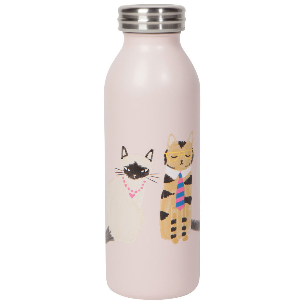 Insulated Water Bottle by Danica Studios - Meander Feline Fine - Freshie & Zero Studio Shop