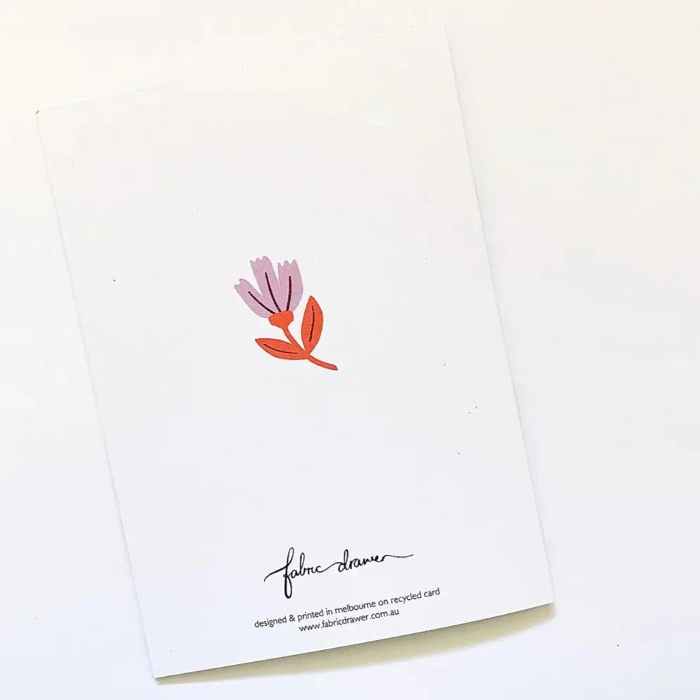 Greeting Card - Happy Birthday Florals - Freshie & Zero Studio Shop