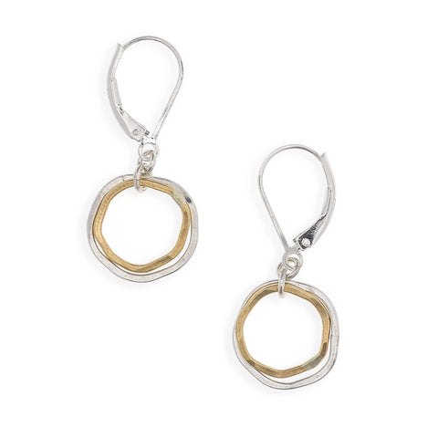 Freshie & Zero mini caldera earrings featuring small, glowing caldera-shaped earrings with intricate details and a sleek design.