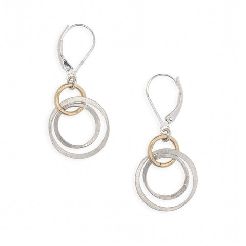 Freshie & Zero flow earrings with delicate floral design, featuring lightweight and stylish earrings for everyday wear