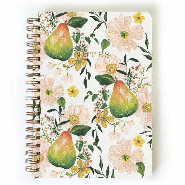Pear Orchard Notebook Journal: Lined Pages / Small Notebook - Freshie & Zero Studio Shop
