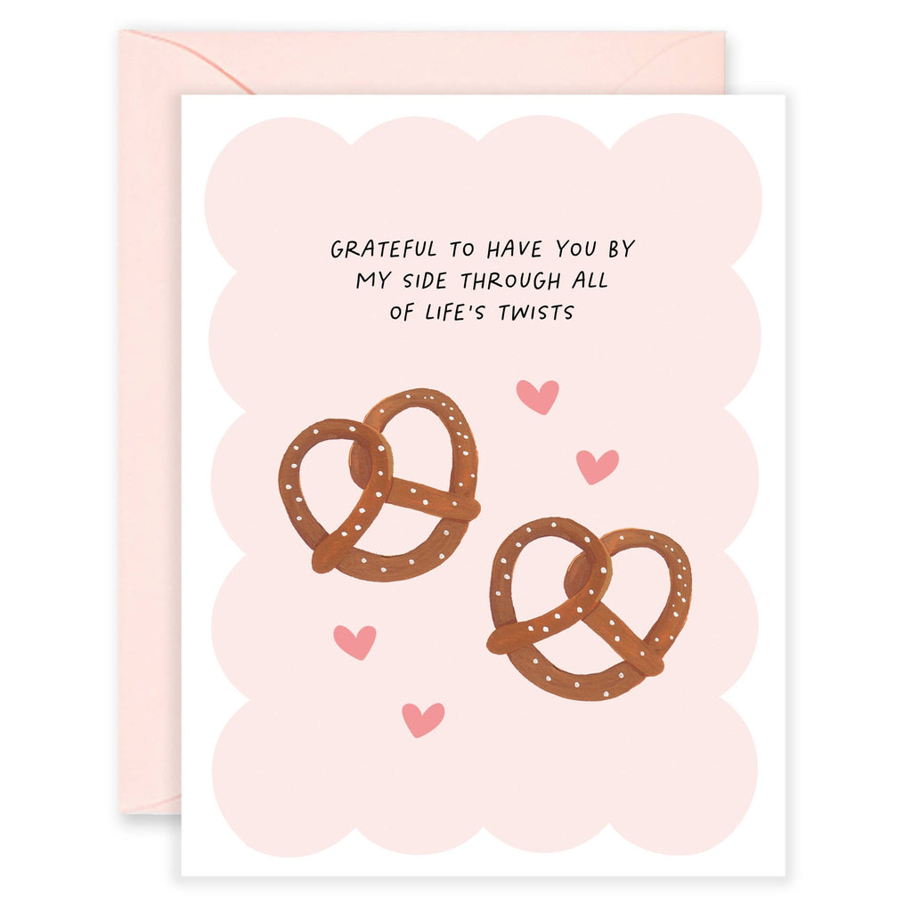 Pretzel Life Twists Greeting Card | Anniversary + Love Card - Freshie & Zero Studio Shop
